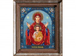 "Богородица Знамение" 20х24 см. В-157